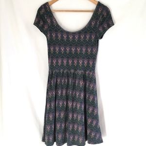 Mossimo art nouveau print dress